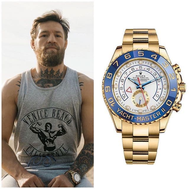 conor mcgregor reloj Rolex Yacht-Master
